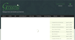 Desktop Screenshot of greenefuneralhome.net