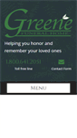 Mobile Screenshot of greenefuneralhome.net